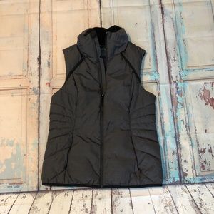 Champion Gray Puffy Vest Size S